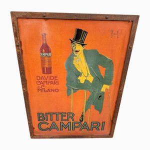 Campari Bitter Sign in Iron