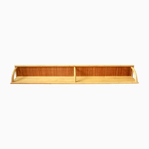 Vintage Italian Bamboo Shelf, 1970s