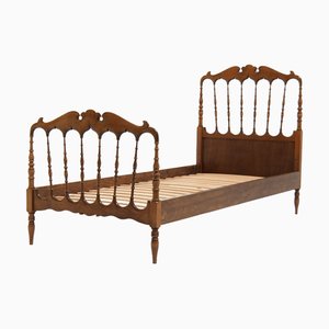 Cama Chiavari italiana de pino, años 50