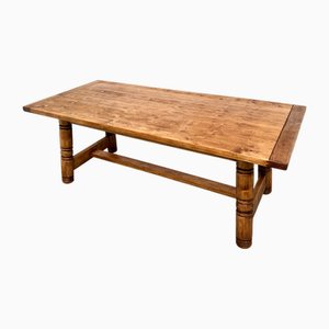 Pine Dining Table by Georges Robert, 1970s