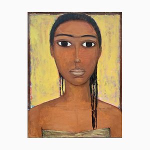 Marlena Nizio, Portrait of Kenyan Woman, Oil on Canvas, 2007