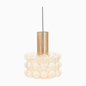 Mid-Century Bubble Glas Hängelampe von Helena Tynell für Limburg, Deutschland, 1960er