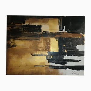 Christian Feltin, The Sun Sets, 2021, Acryl