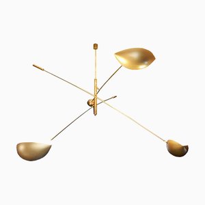 Mid-Century Italian Counterweight Ceiling Lamp, 1960s