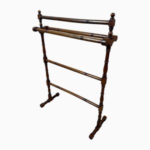 Walnut Towel Rack, 1900s