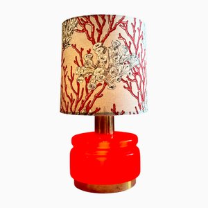 Opal Glass Table Lamp from Peill & Putzler, 1960s
