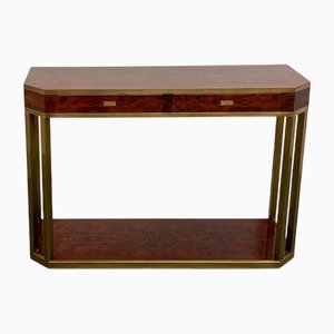 Lacquered Console by Jean Claude Mahey, 1970s