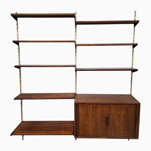 Rosewood Modular Shelf System by Kai Kristiansen for Fm Møbler, Denmark, 1960s