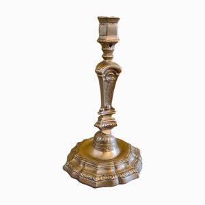 Candelabro francés Luis IV de bronce, de principios del siglo XVIII