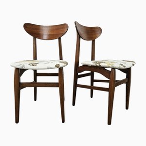 Sedie da pranzo in teak, Scandinavia, anni '70, set di 2