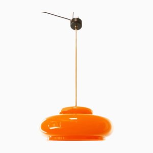 Lampe à Suspension en Polycarbonate Orange
