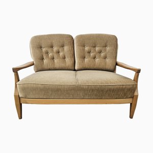 Vintage 2-Sitzer Sofa aus Buche, 1970er
