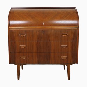 Walnut Secretary Desk by Egon Ostergaard for SMI, Sweden, 1960s