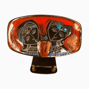 Portemanteau Vintage en Métal et Céramique