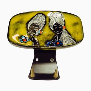 Portemanteau Vintage en Céramique et Métal