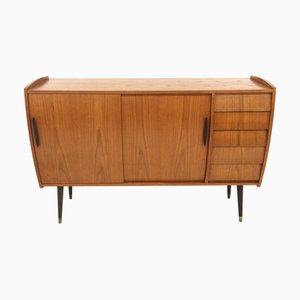 Skandinavisches Roulette Teak Sideboard von Möbel-Ikea, Schweden, 1960er