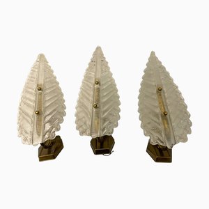 Wandleuchten aus Muranoglas von Barovier, 1950er, 2er Set