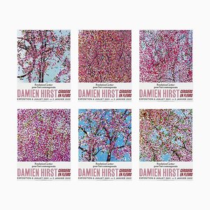 Damien Hirst, Flores de cerezo, 2021, Papel