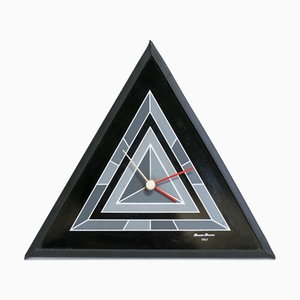 Diamant Wanduhr von Domeniconi, 1980er