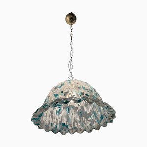 Blue Murano Glass Light Pendant, 1970s