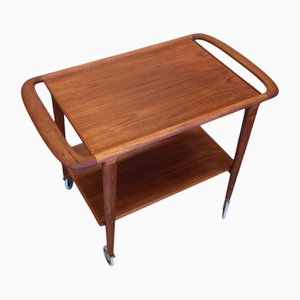 Teak Servierwagen von Niels Otto (NO) Møller, 1960er