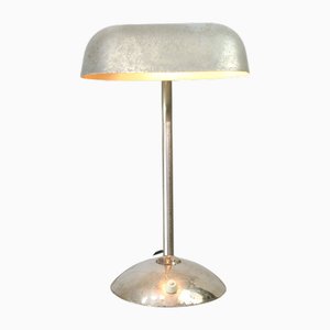 Weathered Italian Table Lamp in Chrome, 1940s
