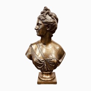Jean Antoine Houdon, Busto di Diana Cacciatrice, inizio XIX secolo, Bronzo