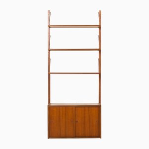PS System One Bay Wall Unit in Teak by Preben Sorensen for Randers Møbelfabrik, Denmark, 1960s