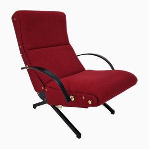 Poltrona P40 reclinabile di Osvaldo Borsani per Tecno, anni '50