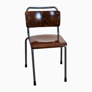 Chaise TH-Delft Industrielle en Contreplaqué par WH Gispen, 1950s