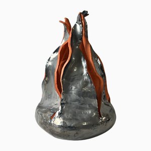 Terra and Metal Collection Vase 01 by Anna Demidova