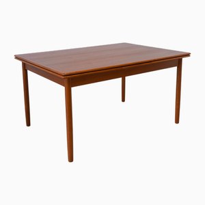 Danish Mid-Century Extendable Teak Dining Table, 1960s
