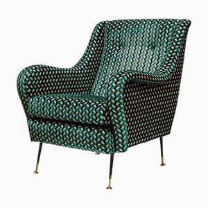 Mid-Century Modern Italian Lounge Chair by Gigi Radice, 1960s