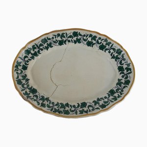 Piatto ovale, XIX secolo, di Richard Ceramics, Italia