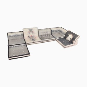 Jean Paul Gaultier Edition Mah Jong Sofa from Roche Bobois, Set of 18