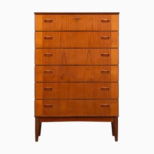 Commode à Tiroirs en Teck, Danemark, 1960s
