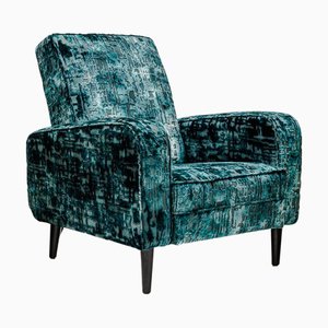 Fauteuil Art Déco Vert Emeraude, France