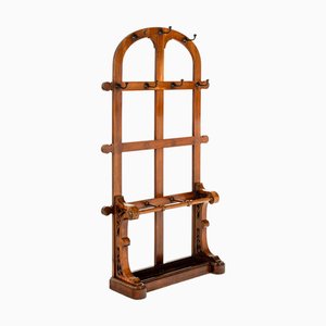 Victorian Walnut Hall Stand