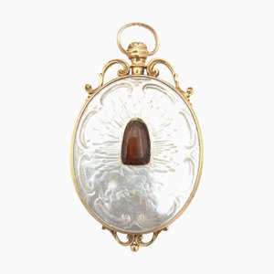 Antique Reliquary Locket Pendant