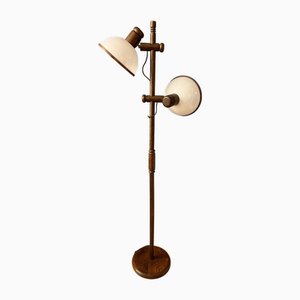 Vintage Wooden Mushroom Floor Lamp from Steinhauer