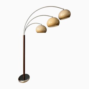 Vintage Space Age Mushroom Triple Arc Floor Lamp from Dijkstra