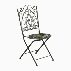 Klappbarer Vintage Gartenstuhl