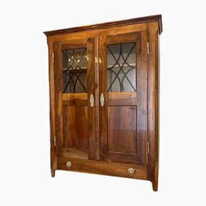 Biedermeier Brown Display Cabinet