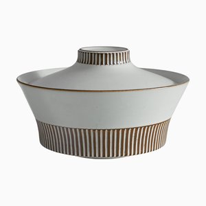 Mid-Century Modern Cleopatra Lidded Bowl by Willem de Vries for Fris Edam, 1961