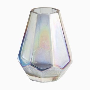Art Deco Iridescent Glass Vase, 1930s