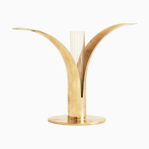 Liljan Candleholder or Soliflore Vase attributed to Ivar Ålenius Björk for Skultuna, Sweden, 1980s