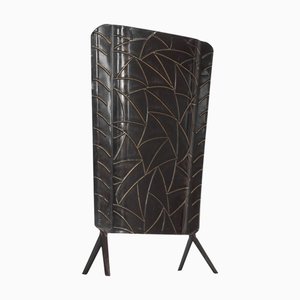 Art Deco Fire Screen in Tin, 1940s