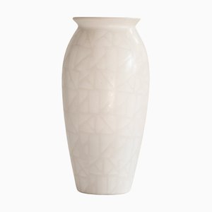 Vase Studio Mid-Century en Poterie à Décoration Géométrique, Allemagne, 1970s, 1950s