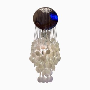 Lampada a sospensione Cascade in vetro di Murano, Italia, anni '60