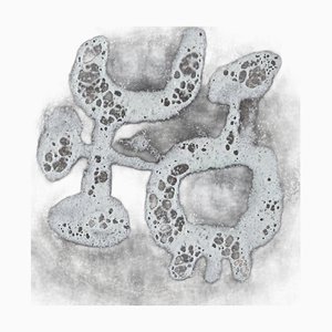 Mid-Century Cobra Style Studio Pottery Dish by Jaap Dommisse, 1950s